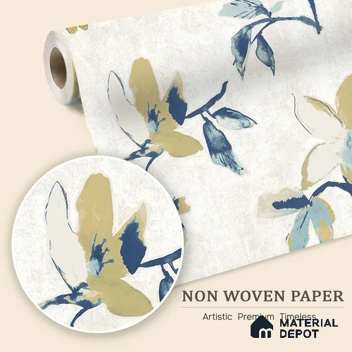 6019 | 10 Meter x 21 Inches Florals Look Wallpaper - 57.41 Sq. Ft. | Minimum 15% wastage during installation