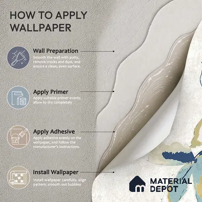 6019 | 10 Meter x 21 Inches Florals Look Wallpaper - 57.41 Sq. Ft. | Minimum 15% wastage during installation