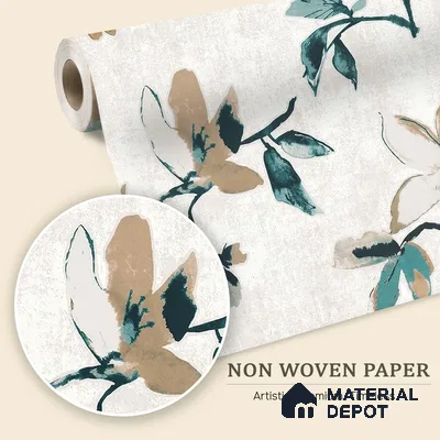 6020 | 10 Meter x 21 Inches Florals Look Wallpaper - 57.41 Sq. Ft. | Minimum 15% wastage during installation