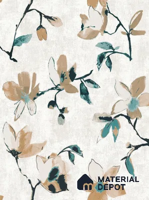 6020 | 10 Meter x 21 Inches Florals Look Wallpaper - 57.41 Sq. Ft. | Minimum 15% wastage during installation