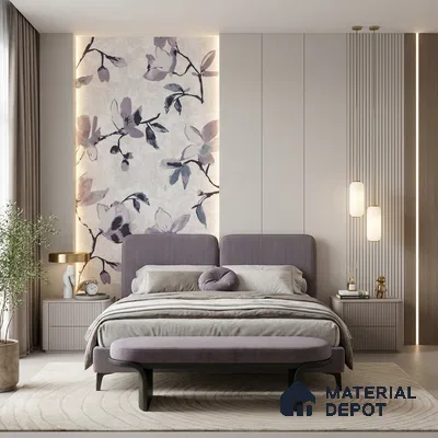 6021 | 10 Meter x 21 Inches Florals Look Wallpaper - 57.41 Sq. Ft. | Minimum 15% wastage during installation