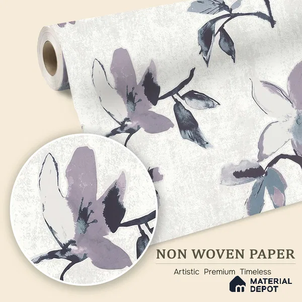 6021 | 10 Meter x 21 Inches Florals Look Wallpaper - 57.41 Sq. Ft. | Minimum 15% wastage during installation