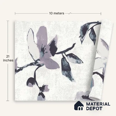 6021 | 10 Meter x 21 Inches Florals Look Wallpaper - 57.41 Sq. Ft. | Minimum 15% wastage during installation