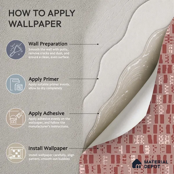 6023 | 10 Meter x 21 Inches Texture Look Wallpaper - 57.41 Sq. Ft. | Minimum 15% wastage during installation
