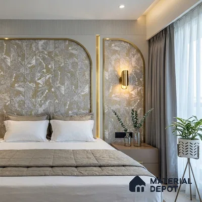 6024 | 10 Meter x 21 Inches Geometric Look Wallpaper - 57.41 Sq. Ft. | Minimum 15% wastage during installation