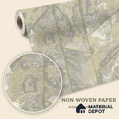 6026 | 10 Meter x 21 Inches Geometric Look Wallpaper - 57.41 Sq. Ft. | Minimum 15% wastage during installation