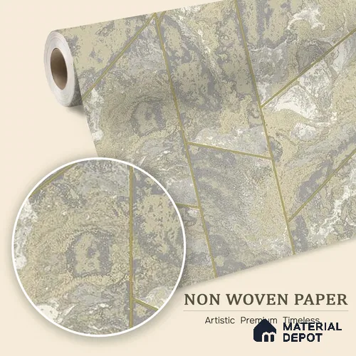 6026 | 10 Meter x 21 Inches Geometric Look Wallpaper - 57.41 Sq. Ft. | Minimum 15% wastage during installation