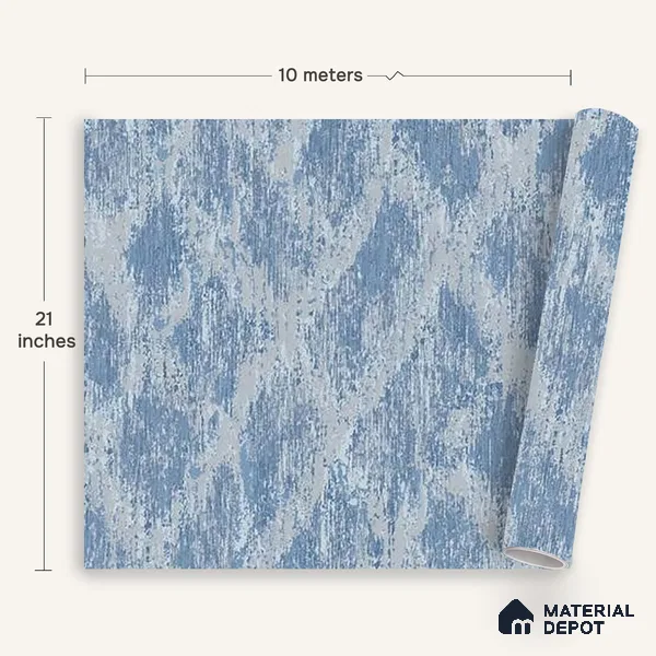 6028 | 10 Meter x 21 Inches Texture Look Wallpaper - 57.41 Sq. Ft. | Minimum 15% wastage during installation