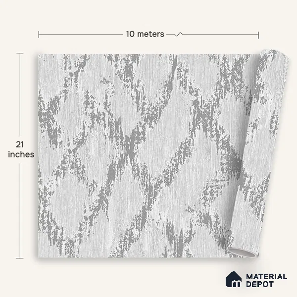 6030 | 10 Meter x 21 Inches Texture Look Wallpaper - 57.41 Sq. Ft. | Minimum 15% wastage during installation
