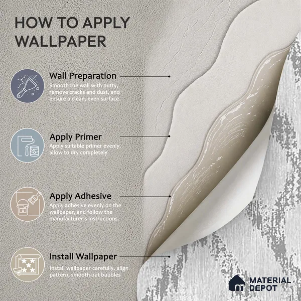 6030 | 10 Meter x 21 Inches Texture Look Wallpaper - 57.41 Sq. Ft. | Minimum 15% wastage during installation