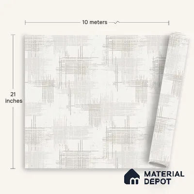 6031 | 10 Meter x 21 Inches Texture Look Wallpaper - 57.41 Sq. Ft. | Minimum 15% wastage during installation