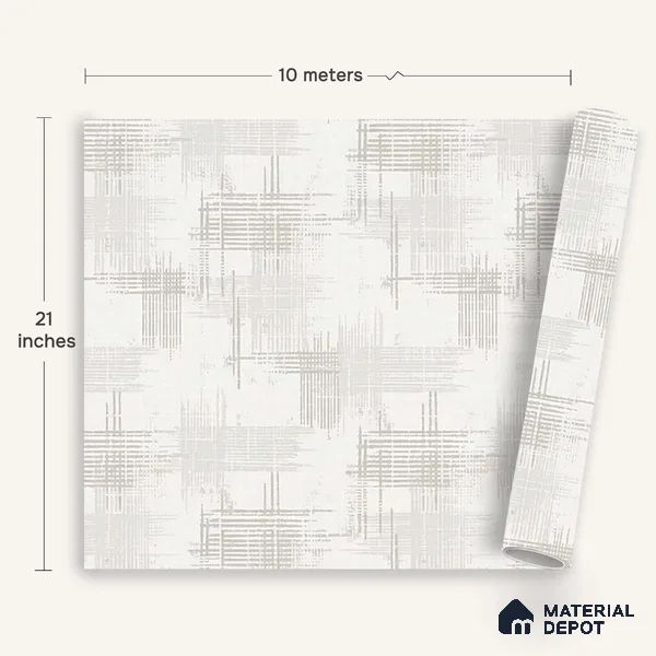 6031 | 10 Meter x 21 Inches Texture Look Wallpaper - 57.41 Sq. Ft. | Minimum 15% wastage during installation