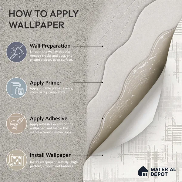 6031 | 10 Meter x 21 Inches Texture Look Wallpaper - 57.41 Sq. Ft. | Minimum 15% wastage during installation
