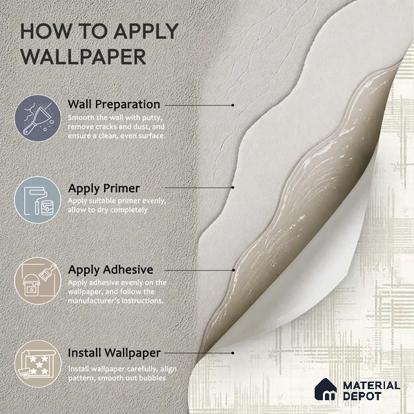 6032 | 10 Meter x 21 Inches Texture Look Wallpaper - 57.41 Sq. Ft. | Minimum 15% wastage during installation