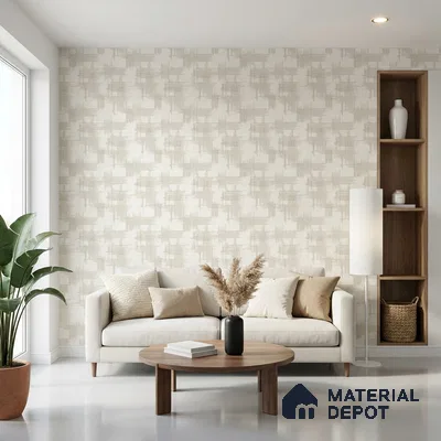 6032 | 10 Meter x 21 Inches Texture Look Wallpaper - 57.41 Sq. Ft. | Minimum 15% wastage during installation