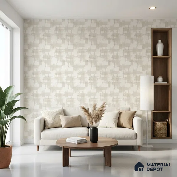 6032 | 10 Meter x 21 Inches Texture Look Wallpaper - 57.41 Sq. Ft. | Minimum 15% wastage during installation