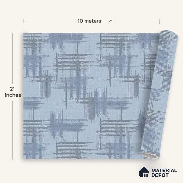 6034 | 10 Meter x 21 Inches Texture Look Wallpaper - 57.41 Sq. Ft. | Minimum 15% wastage during installation