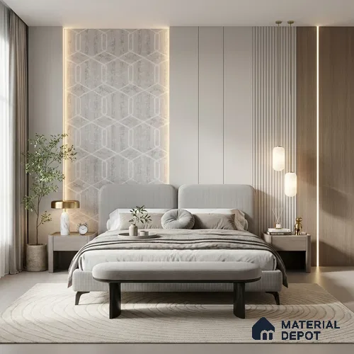 6035 | 10 Meter x 21 Inches Geometric Look Wallpaper - 57.41 Sq. Ft. | Minimum 15% wastage during installation