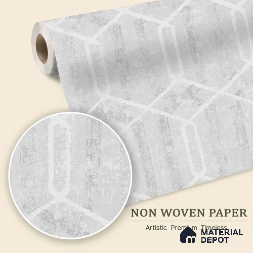 6035 | 10 Meter x 21 Inches Geometric Look Wallpaper - 57.41 Sq. Ft. | Minimum 15% wastage during installation