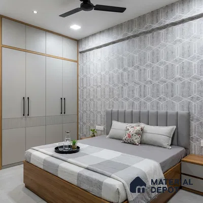 6036 | 10 Meter x 21 Inches Geometric Look Wallpaper - 57.41 Sq. Ft. | Minimum 15% wastage during installation