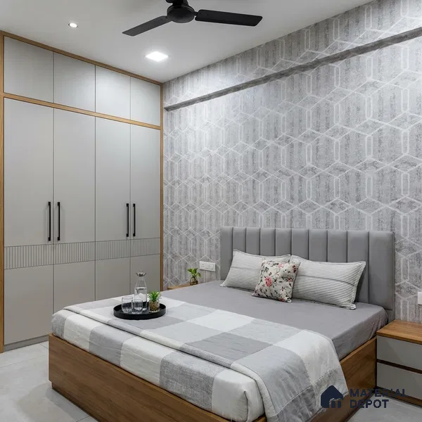 6036 | 10 Meter x 21 Inches Geometric Look Wallpaper - 57.41 Sq. Ft. | Minimum 15% wastage during installation