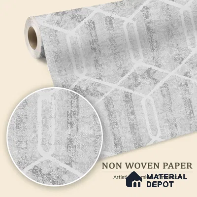 6036 | 10 Meter x 21 Inches Geometric Look Wallpaper - 57.41 Sq. Ft. | Minimum 15% wastage during installation