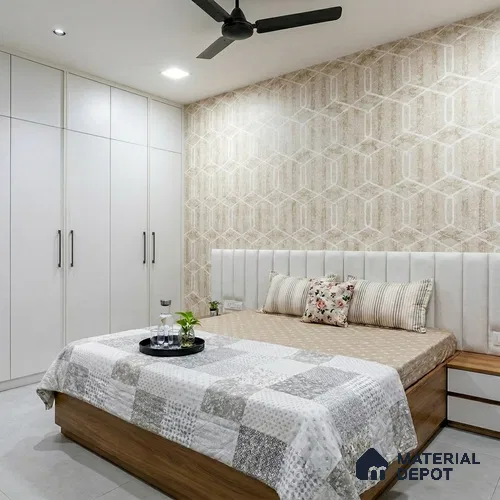6037 | 10 Meter x 21 Inches Geometric Look Wallpaper - 57.41 Sq. Ft. | Minimum 15% wastage during installation