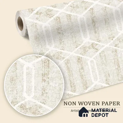 6037 | 10 Meter x 21 Inches Geometric Look Wallpaper - 57.41 Sq. Ft. | Minimum 15% wastage during installation