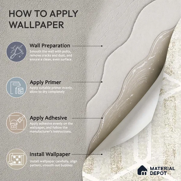 6037 | 10 Meter x 21 Inches Geometric Look Wallpaper - 57.41 Sq. Ft. | Minimum 15% wastage during installation