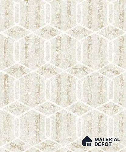 6037 | 10 Meter x 21 Inches Geometric Look Wallpaper - 57.41 Sq. Ft. | Minimum 15% wastage during installation