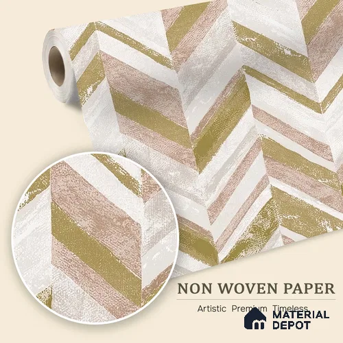 6039 | 10 Meter x 21 Inches Geometric Look Wallpaper - 57.41 Sq. Ft. | Minimum 15% wastage during installation