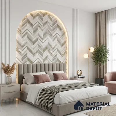 6041 | 10 Meter x 21 Inches Geometric Look Wallpaper - 57.41 Sq. Ft. | Minimum 15% wastage during installation