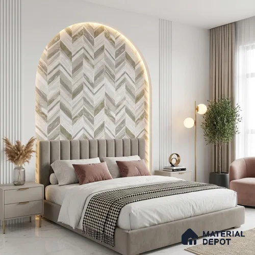 6041 | 10 Meter x 21 Inches Geometric Look Wallpaper - 57.41 Sq. Ft. | Minimum 15% wastage during installation