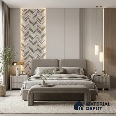 6042 | 10 Meter x 21 Inches Geometric Look Wallpaper - 57.41 Sq. Ft. | Minimum 15% wastage during installation