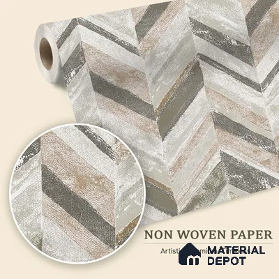 6042 | 10 Meter x 21 Inches Geometric Look Wallpaper - 57.41 Sq. Ft. | Minimum 15% wastage during installation
