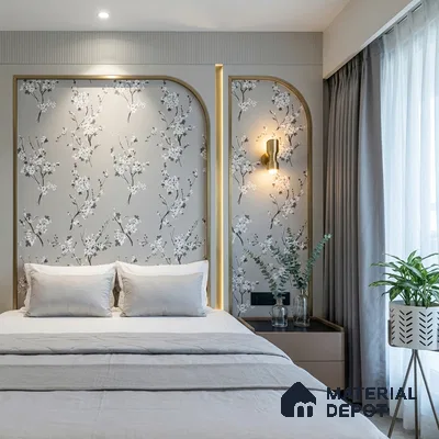6044 | 10 Meter x 21 Inches Florals Look Wallpaper - 57.41 Sq. Ft. | Minimum 15% wastage during installation