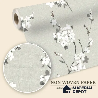 6044 | 10 Meter x 21 Inches Florals Look Wallpaper - 57.41 Sq. Ft. | Minimum 15% wastage during installation