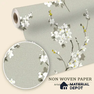 6045 | 10 Meter x 21 Inches Florals Look Wallpaper - 57.41 Sq. Ft. | Minimum 15% wastage during installation