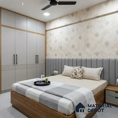 6047 | 10 Meter x 21 Inches Damask Look Wallpaper - 57.41 Sq. Ft. | Minimum 15% wastage during installation