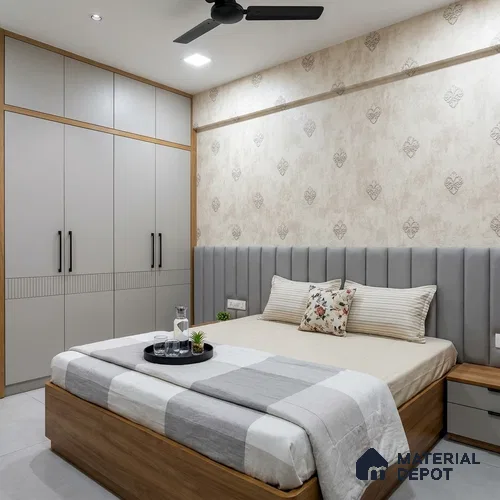 6047 | 10 Meter x 21 Inches Damask Look Wallpaper - 57.41 Sq. Ft. | Minimum 15% wastage during installation