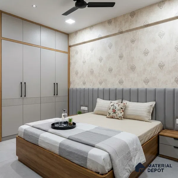 6047 | 10 Meter x 21 Inches Damask Look Wallpaper - 57.41 Sq. Ft. | Minimum 15% wastage during installation