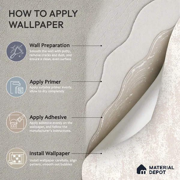 6047 | 10 Meter x 21 Inches Damask Look Wallpaper - 57.41 Sq. Ft. | Minimum 15% wastage during installation