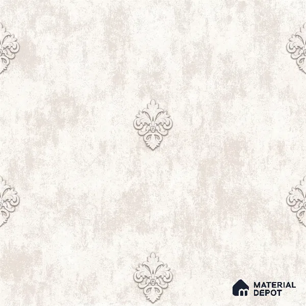6047 | 10 Meter x 21 Inches Damask Look Wallpaper - 57.41 Sq. Ft. | Minimum 15% wastage during installation