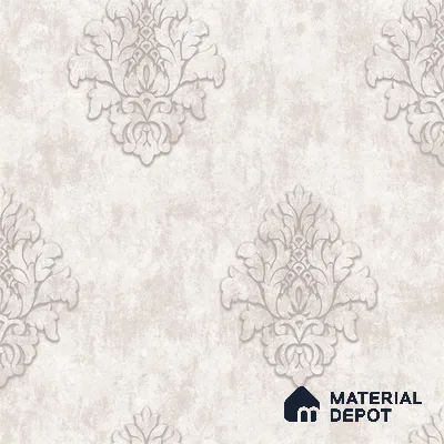 6048 | 10 Meter x 21 Inches Damask Look Wallpaper - 57.41 Sq. Ft. | Minimum 15% wastage during installation