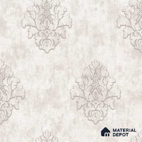 6048 | 10 Meter x 21 Inches Damask Look Wallpaper - 57.41 Sq. Ft. | Minimum 15% wastage during installation