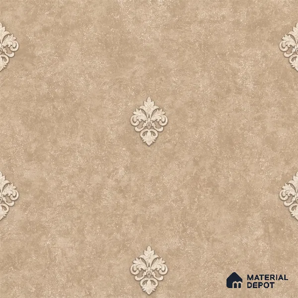 6051 | 10 Meter x 21 Inches Damask Look Wallpaper - 57.41 Sq. Ft. | Minimum 15% wastage during installation