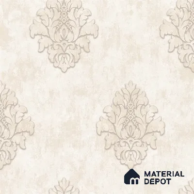 6050 | 10 Meter x 21 Inches Damask Look Wallpaper - 57.41 Sq. Ft. | Minimum 15% wastage during installation