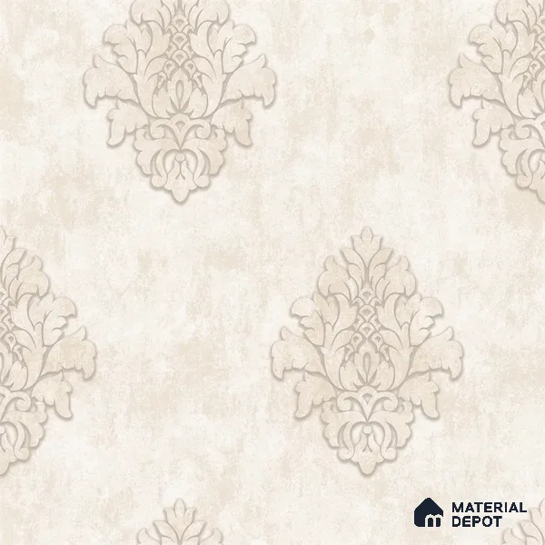 6050 | 10 Meter x 21 Inches Damask Look Wallpaper - 57.41 Sq. Ft. | Minimum 15% wastage during installation