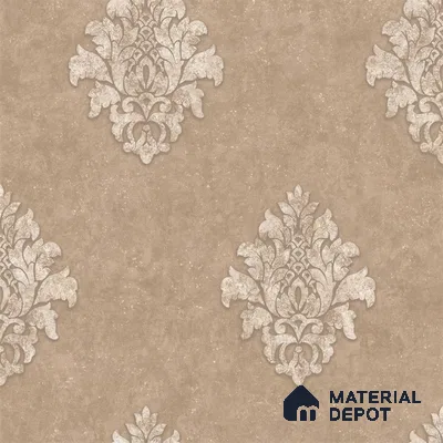 6052 | 10 Meter x 21 Inches Damask Look Wallpaper - 57.41 Sq. Ft. | Minimum 15% wastage during installation