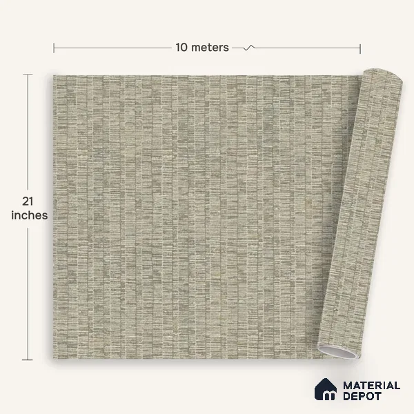 6053 | 10 Meter x 21 Inches Texture Look Wallpaper - 57.41 Sq. Ft. | Minimum 15% wastage during installation